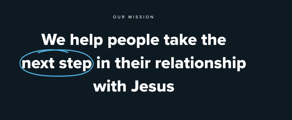 Beautiful fonts and typography for a church website