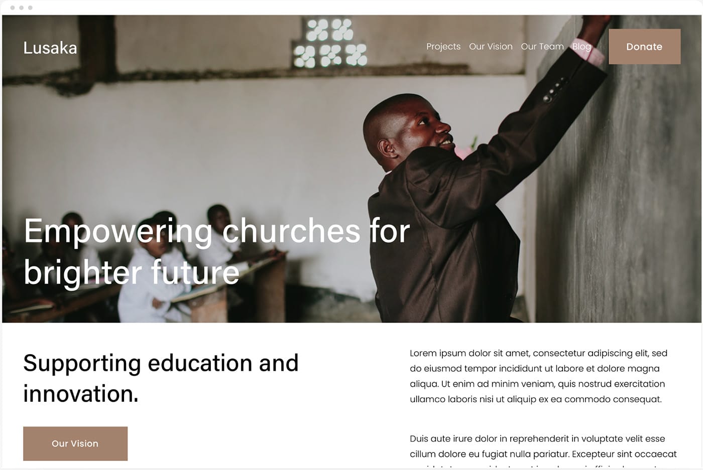 ChurchCreation template for churches