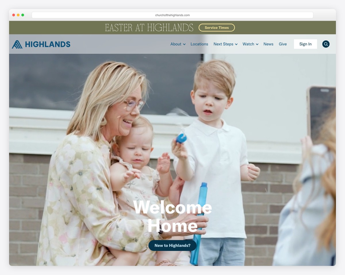 highlands homepage