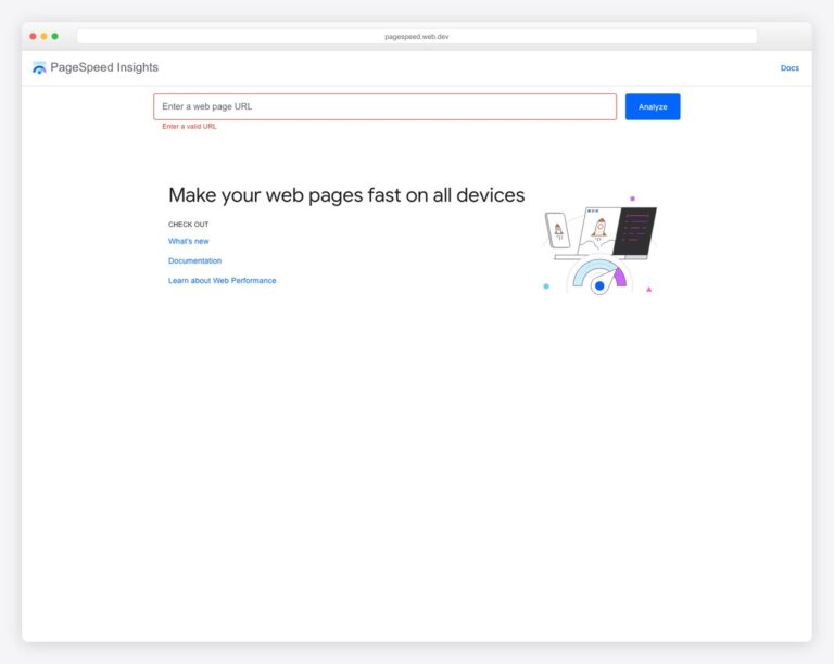 pagespeed insights