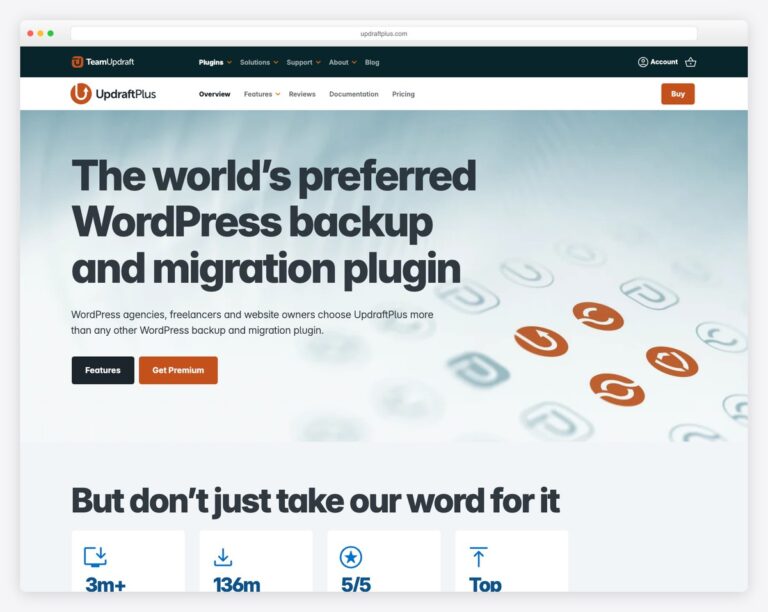 updraftplus backup