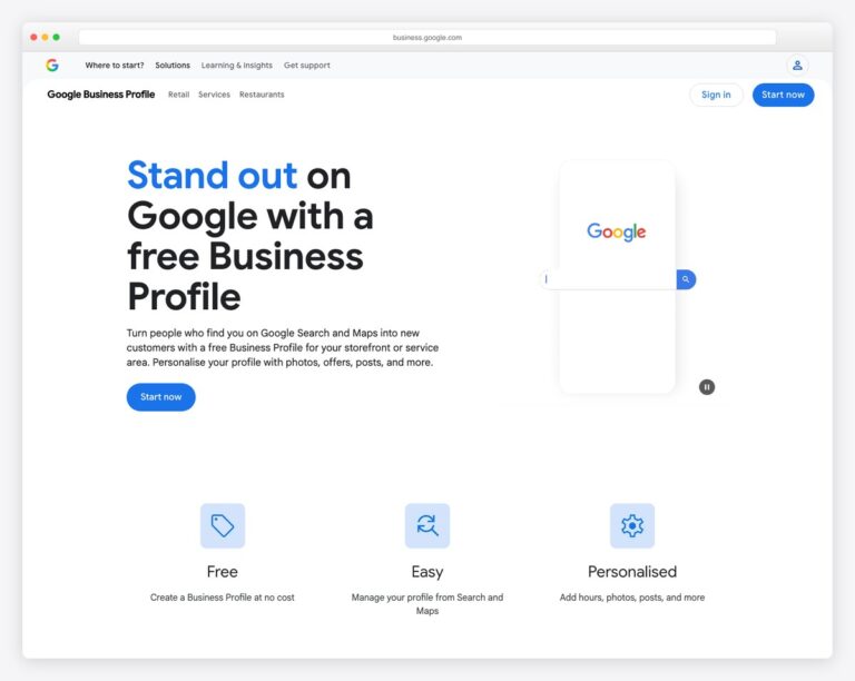 google business profile