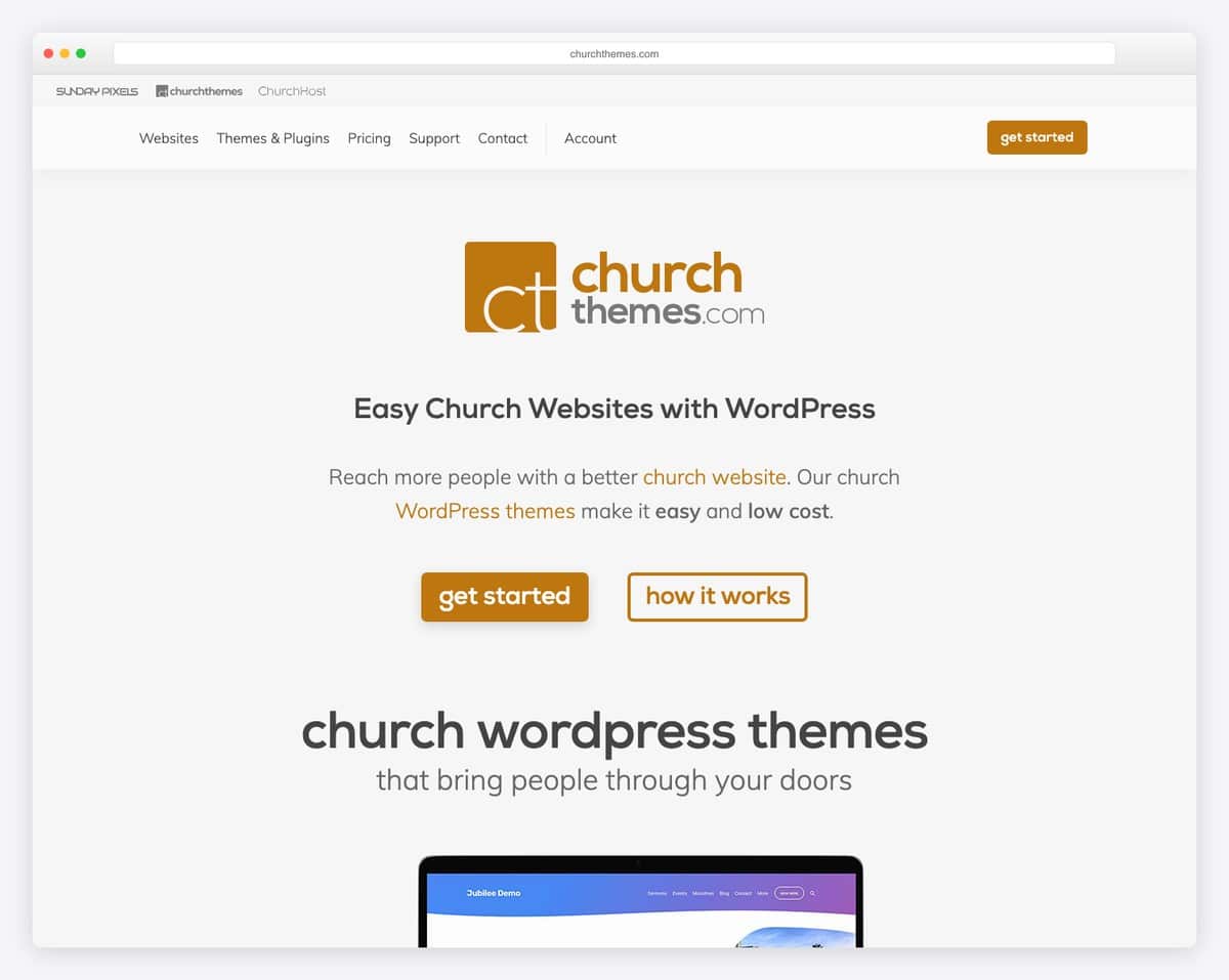 ChurchThemes.com WordPress themes for churches