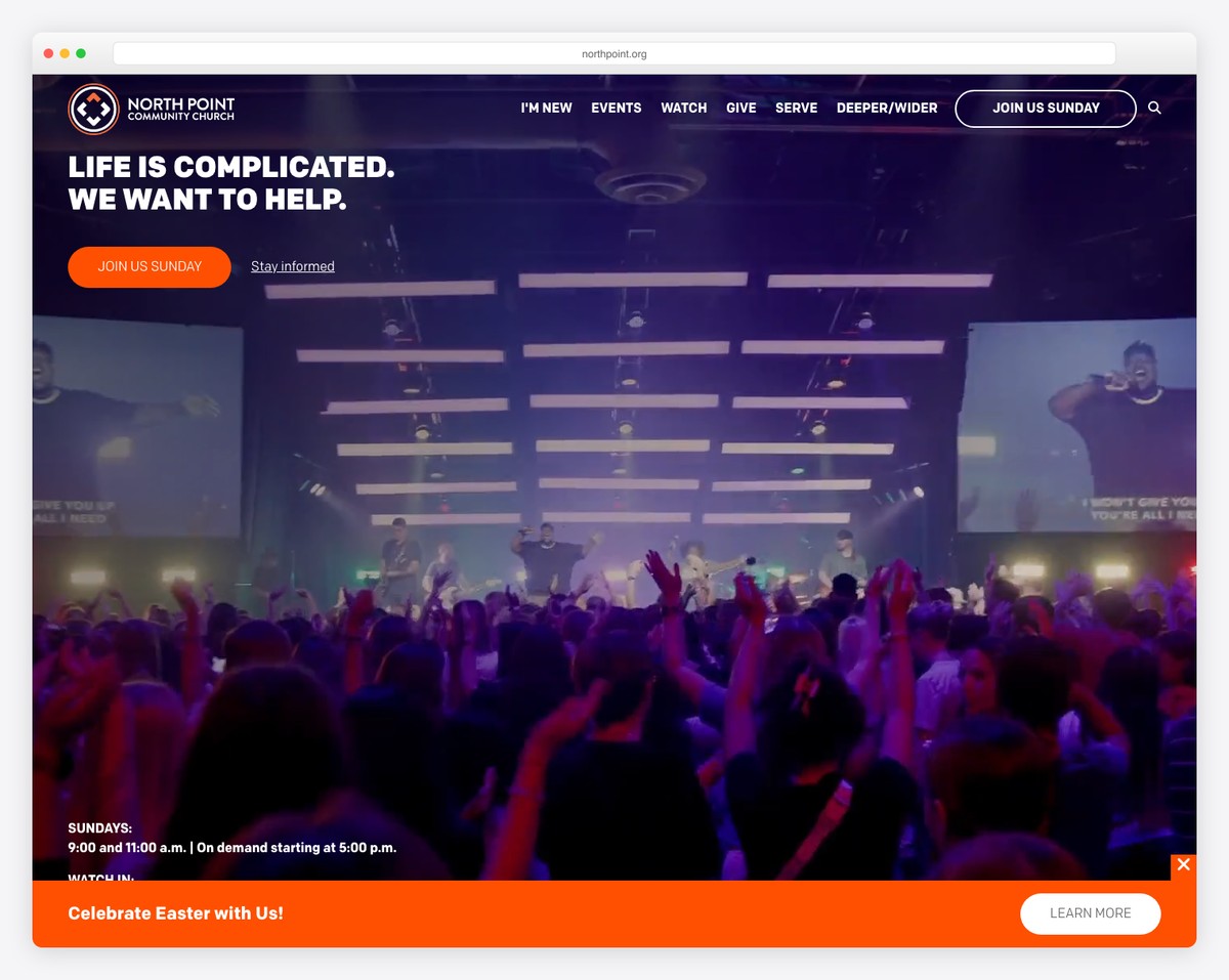 Northpoint Community Church (Alpharetta, GA) website screenshot