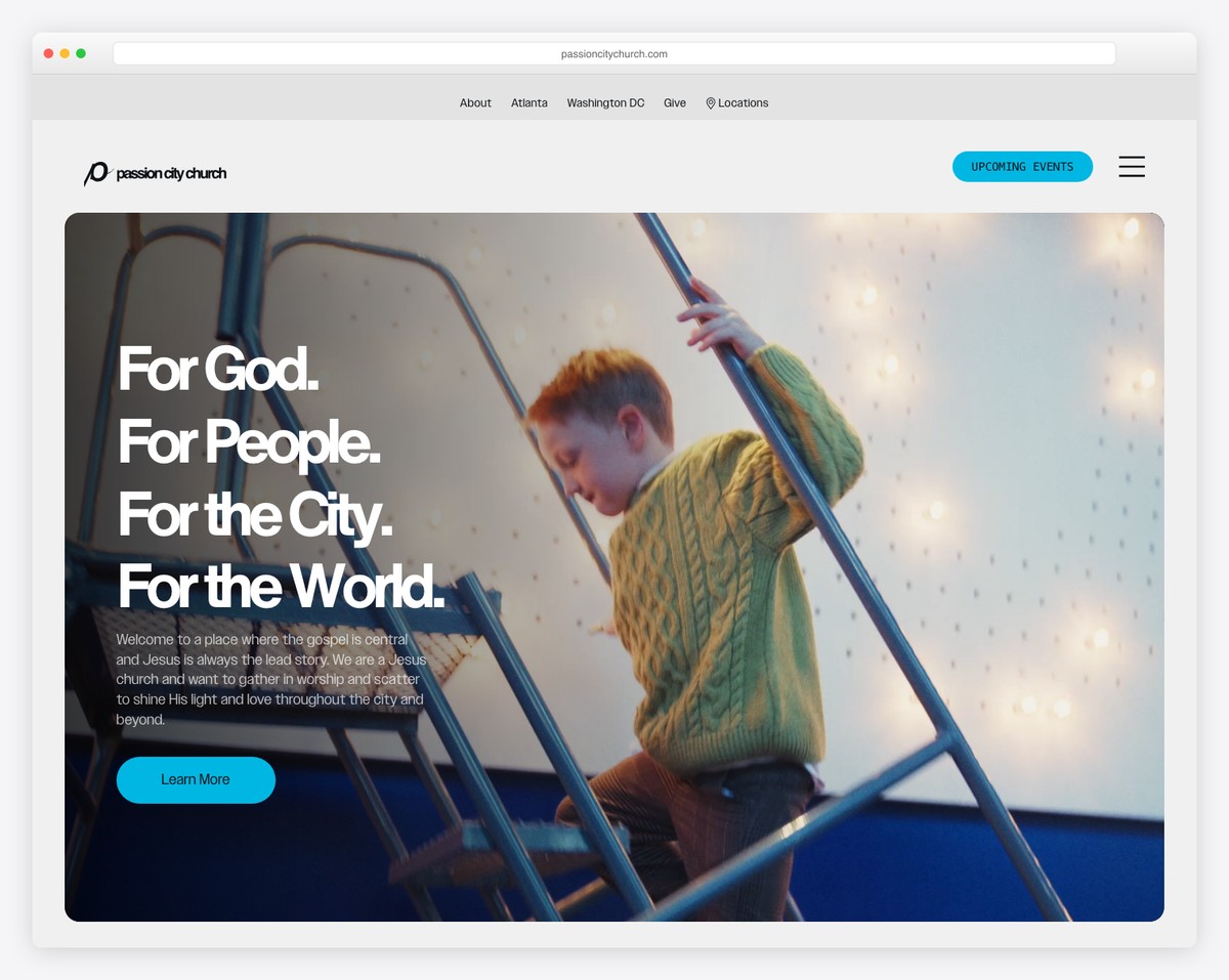 Passion City Church (Atlanta, GA) website screenshot