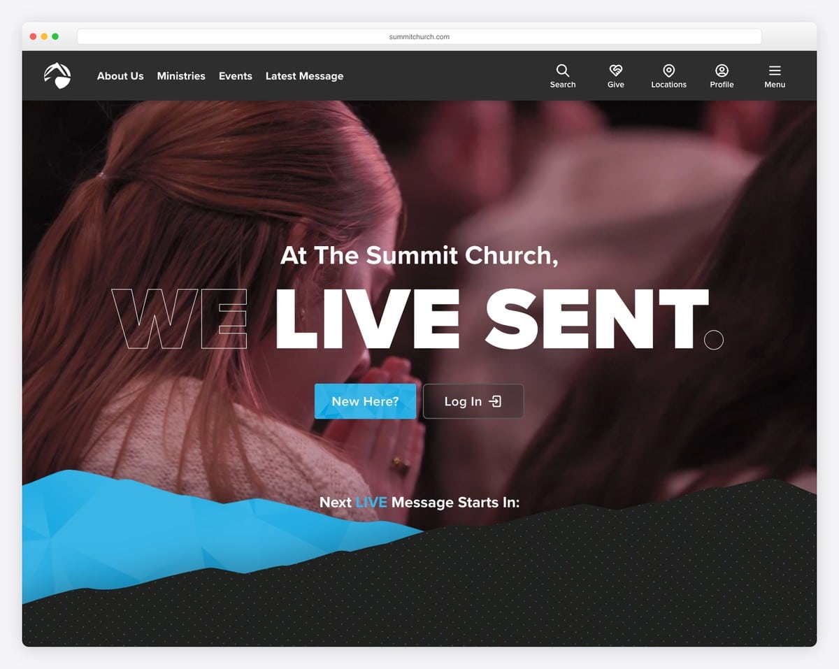 Summit Church church website design