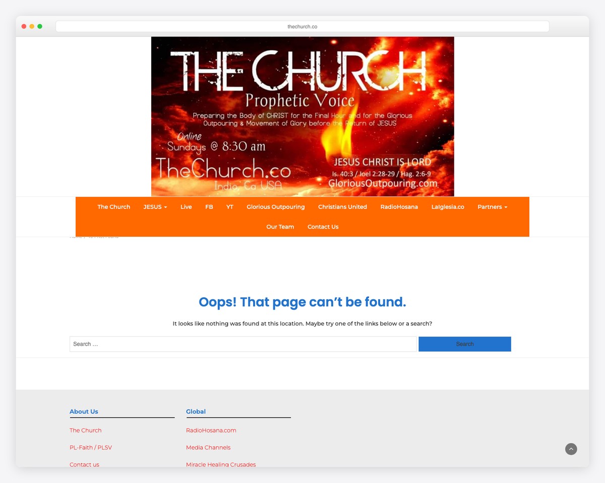 church co features screenshot