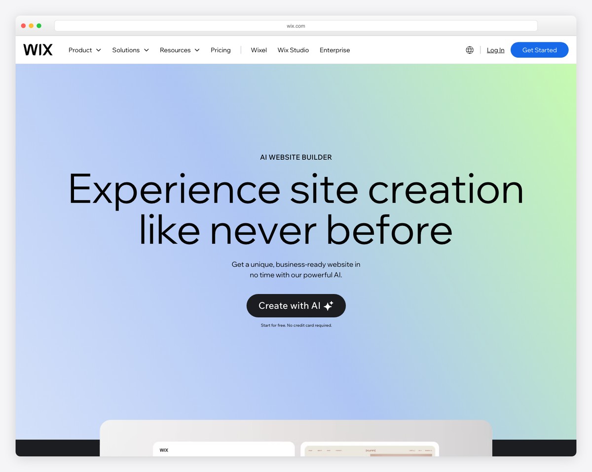 wix adi screenshot