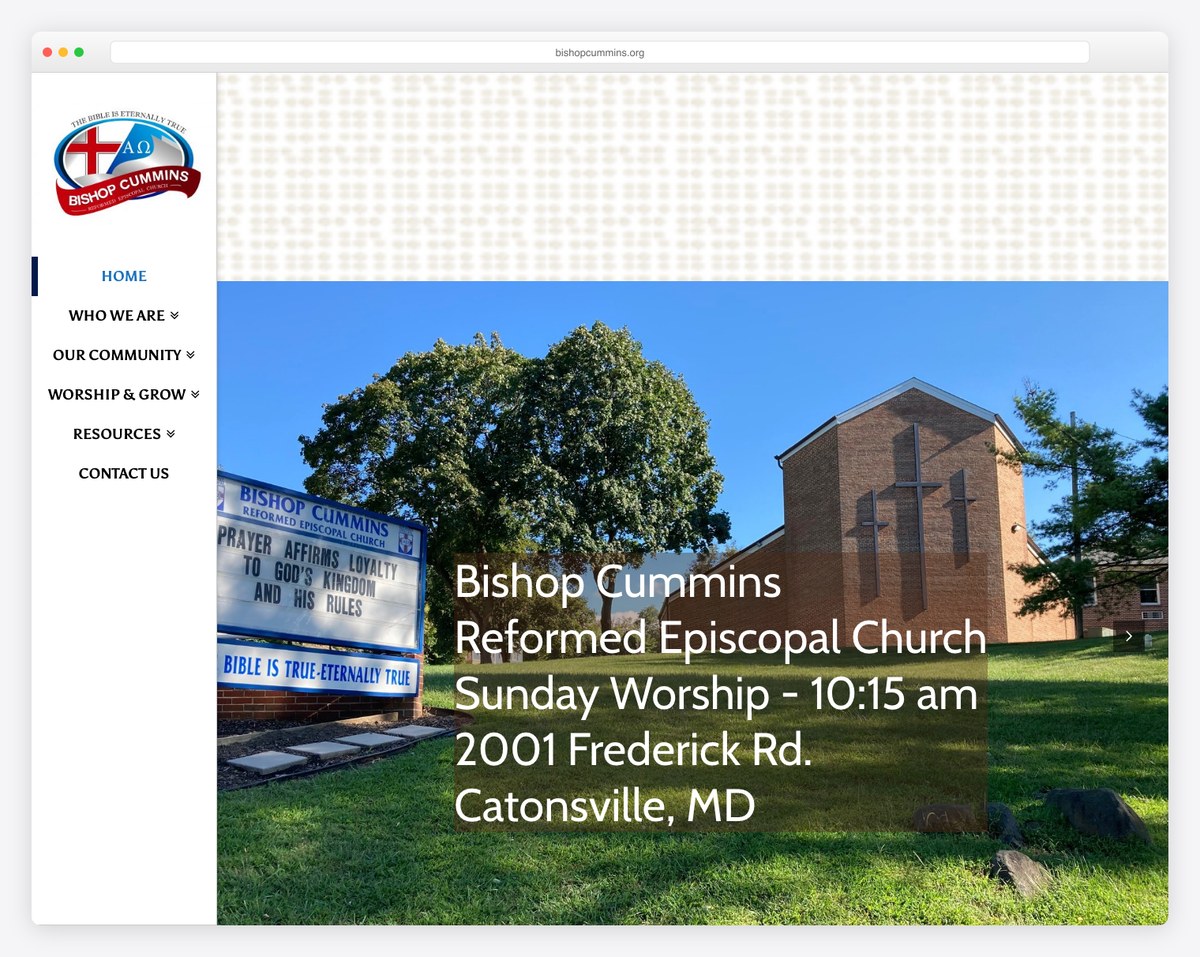 Bishop Cummins Reformed Episcopal Church website (REC)