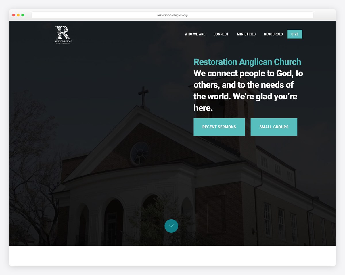 Restoration Anglican Church Arlington website (ACNA)