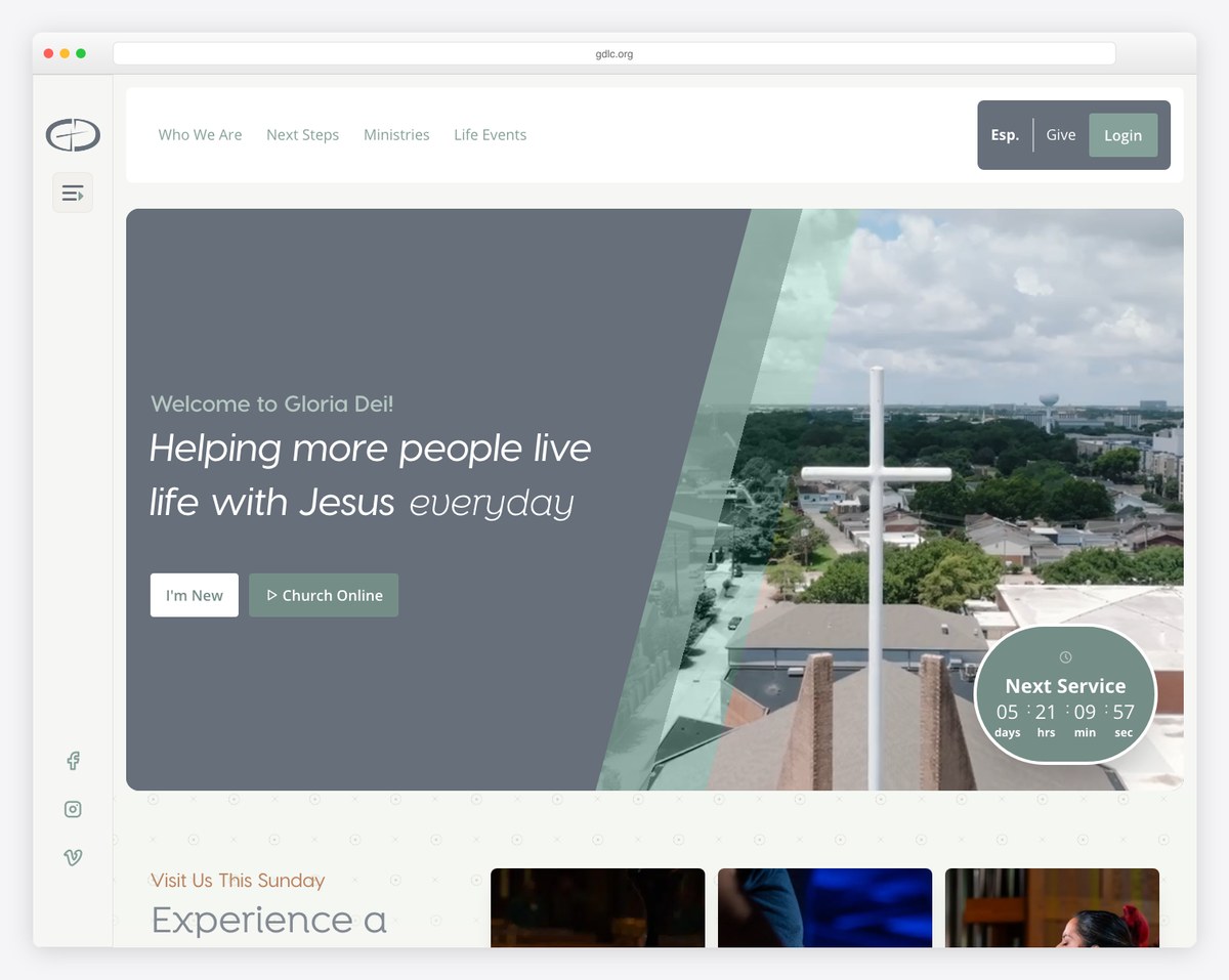 Gloria Dei Lutheran Church Houston website (ELCA)