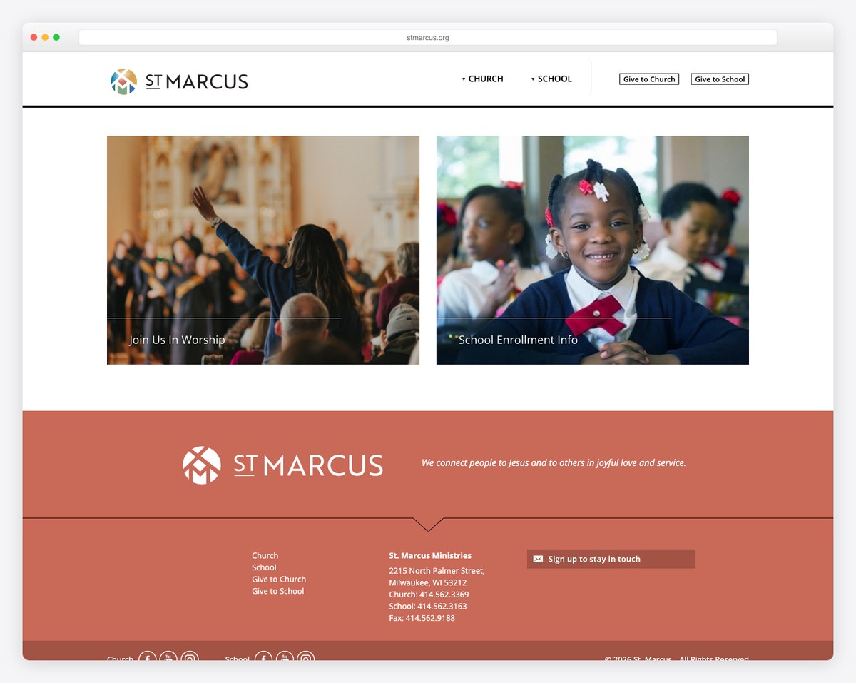 St. Marcus Lutheran Church Milwaukee website (WELS)