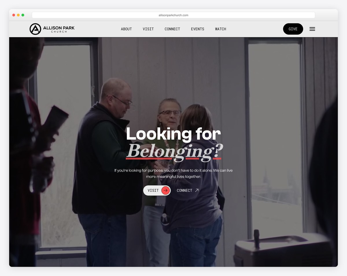 Allison Park Church Pittsburgh website (Assemblies of God)