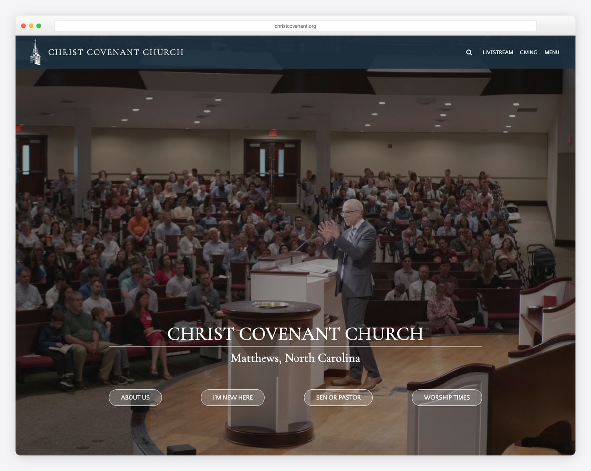 Christ Covenant Church Matthews NC website (PCA)