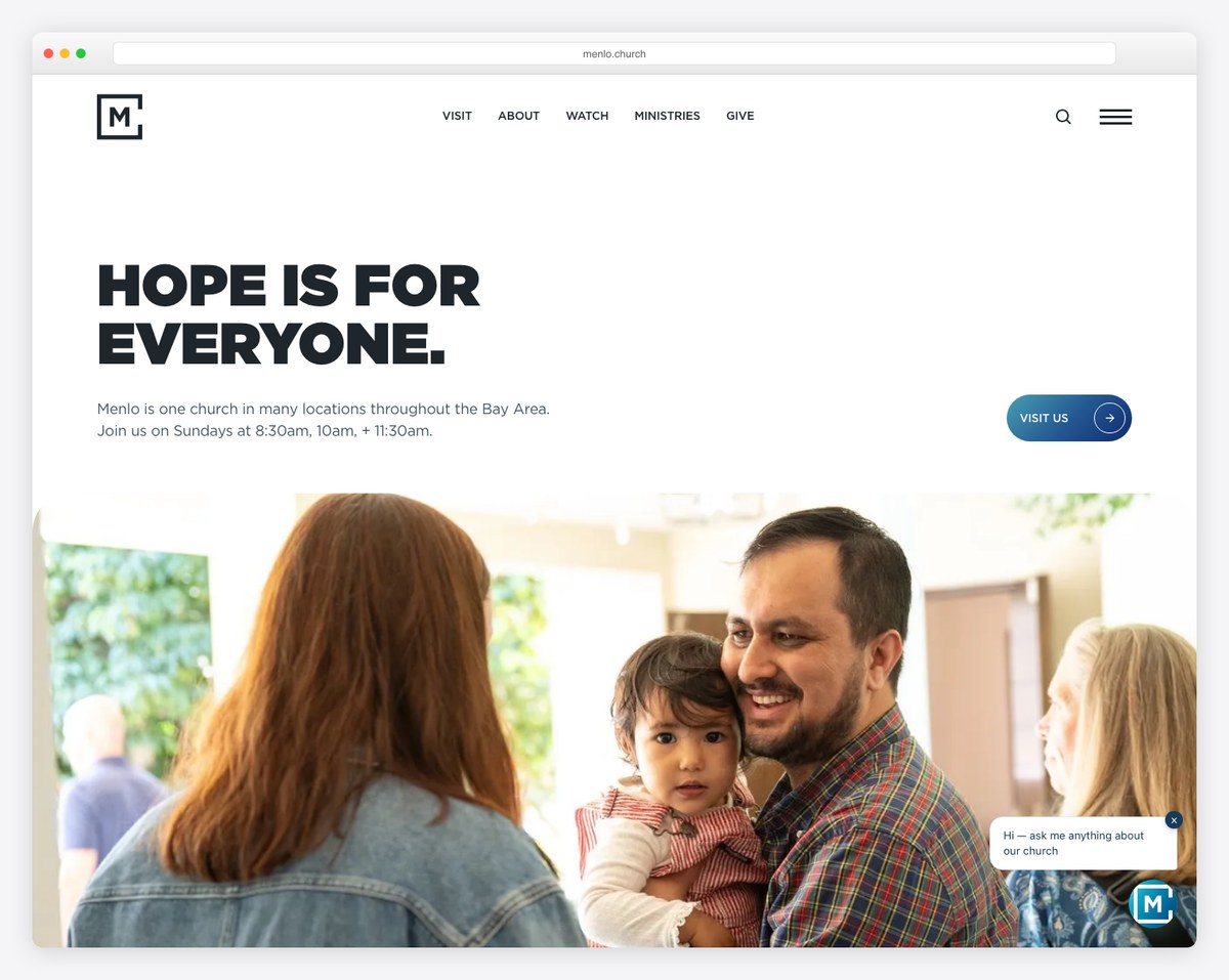 Menlo Church website (ECO Presbyterian)